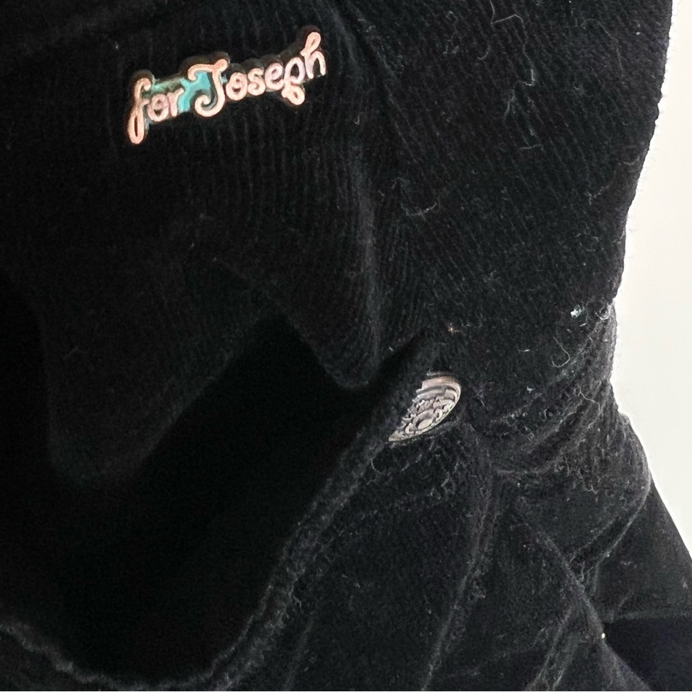 Vintage Corduroy Black Pleated Skirt by For Joseph Size 8 - Picture 16 of 16